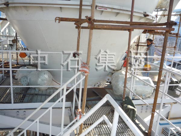印度尼西亞空氣炮安裝現場