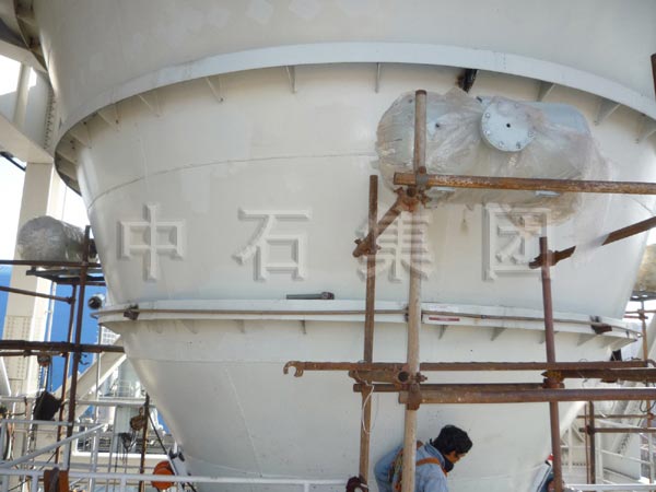 印度尼西亞空氣炮安裝現場